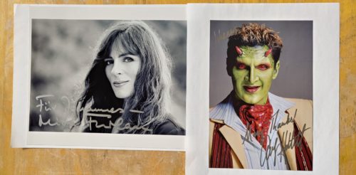 Autogramme von Mira Furlan und Andy Hallett